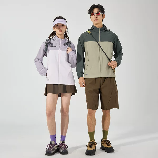 2026 Summer New Style Upf50+ Anti-Uv Ice Silk Quick-Drying Breathable Sun Protection Clothing for Female Couples Wholesale 2618