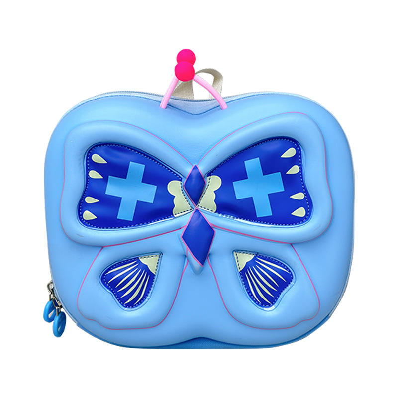 Mochila de jardín de infantes para bebés, linda mariposa, cáscara de huevo ligera, mochila para niños y niñas, mochila para niños nueva