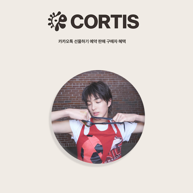 CORTIS 更新图集徽章周边 安乾镐马口铁胸牌 小圆镜钥匙扣挂件|undefined
