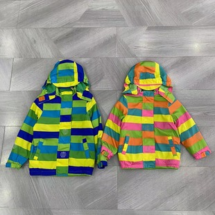 Foreign Trade Original Order Thickeneded Autumn and Winter Outdoor Kidsren's Super Soft Velvet Jacket Small and Medium-Sized Kidsren's Windproof Jacket