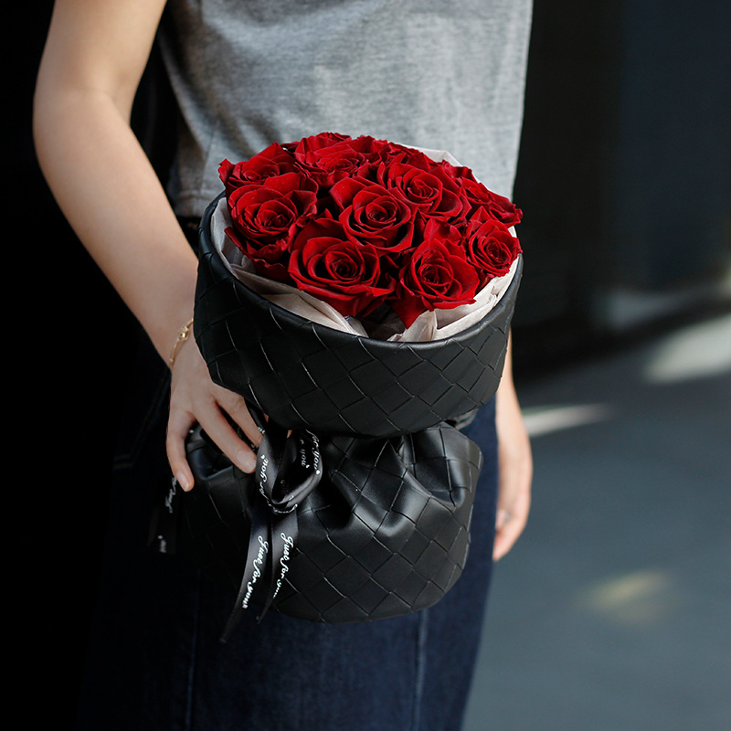 Ciruela negra, flores de flores, regalos de día de San Valentín, regalos de cumpleaños al por mayor, flores verdaderas, flores inmortales, flores de flores, sensación superior.