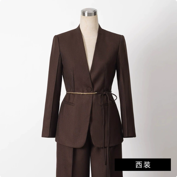 Brown classic suit jacket