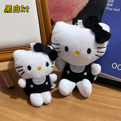 小香風ハローキティ猫ストラップぬいぐるみぬいぐるみかわいいバッグ飾りケイティキーホルダー
