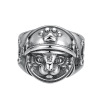 Fashionable accessory, ring suitable for men and women, wholesale, silver 925 sample