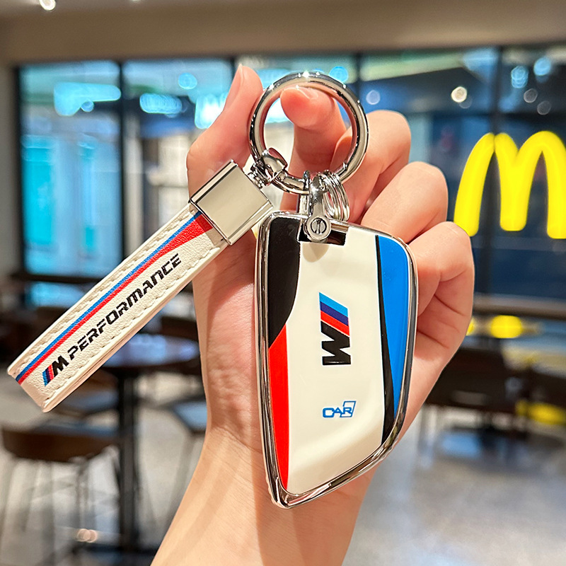 跨境批发适用宝马3系钥匙套赛道元素i3三系5系530车2系x1/x3刀锋