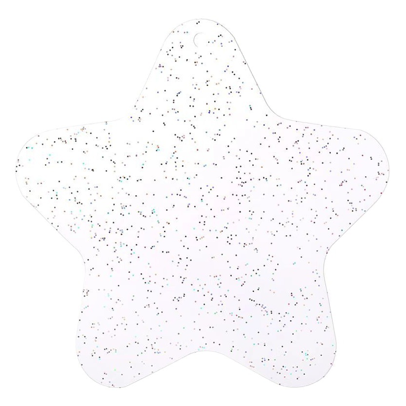 Goo plate goo card wholesale transparent acrylic glitter gradient keychain pendant DIY creative goo card sticker suit