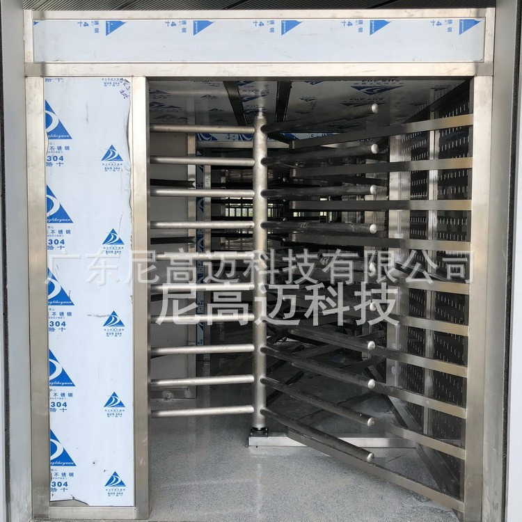 西宁车站候车室单向全高梳状转闸门广场单向出口高转闸人行旋转门