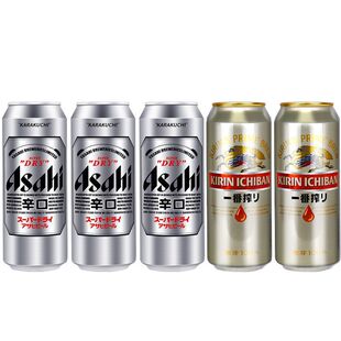 Asahi/����ơ�Ƴ�ˬ500ml*5�� �bơ������һ��ե������330ml