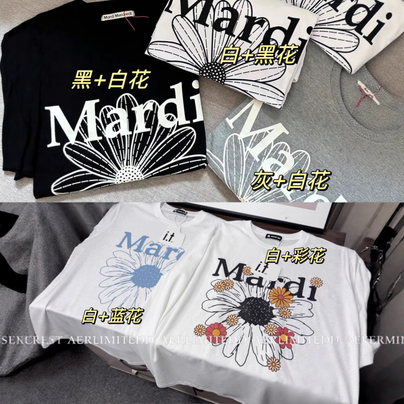 080103 Flower Print Round Neck Long-Sleeved T-Shirt Women's Autum Bottoming Shirt