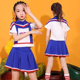 儿童啦啦队演出服拉拉操幼儿园表演服小学生运动会团体操舞蹈服装