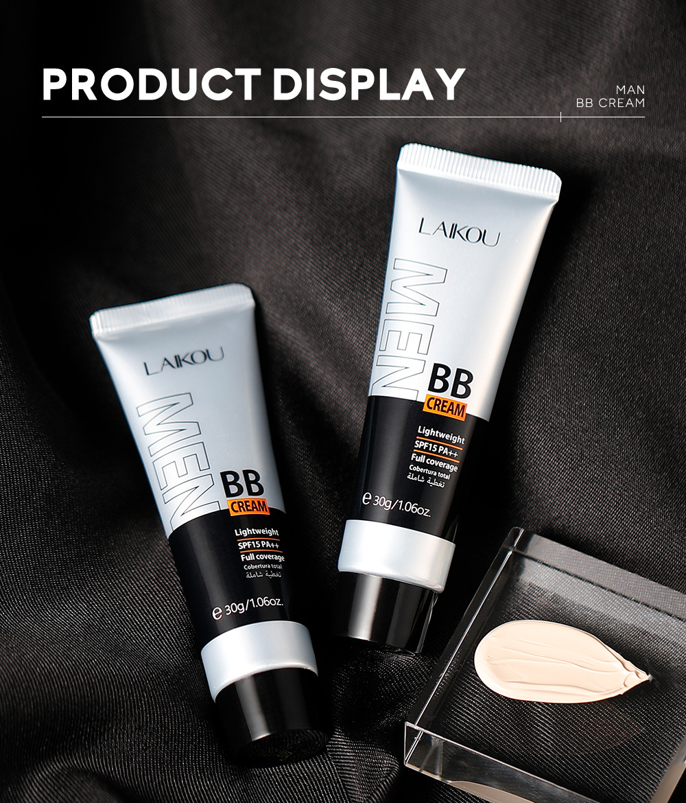 temu Edition Laicome Men's bb Cream 30g (Tube) in multiple colors to choose from, a cosmetic manufacturer for concealing and brightening skin tone undefined