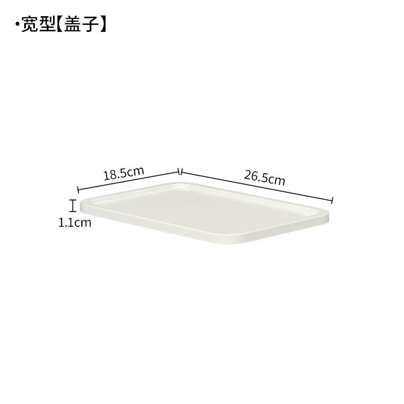 Plastic Storage Basket Box, Stackable Table Storage, Plastic (PP), Multiple Sizes & Lid Options