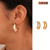 Brand ethnic metal earrings, ethnic style, simple and elegant design