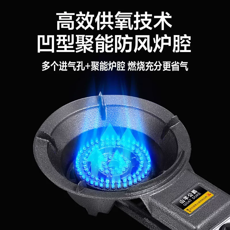 Одноконфорочная домашняя газовая плита, для сжиженного или магистрального природного газа, настольная одноглазная коммерческая печь