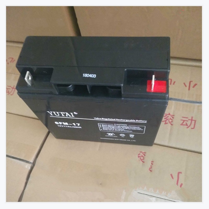 YUTAI 宇泰蓄电池6-FM-17 12V17AH阀控式铅酸UPS电源 太阳能 消防
