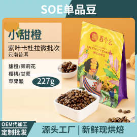 云南精品小粒咖啡咖啡豆水洗浅度烘焙普洱卡杜拉工厂批发手冲227g