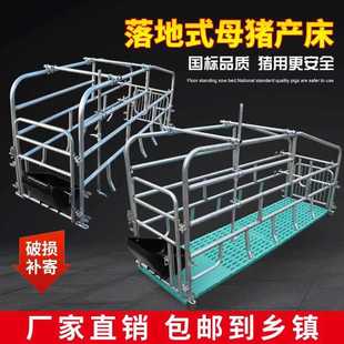 Floor-Standing Sow Maternity Bed Dual-Purpose Single Simple Nursery Integrated Maternity Room for Breeding Pig Farm Delivery Bed