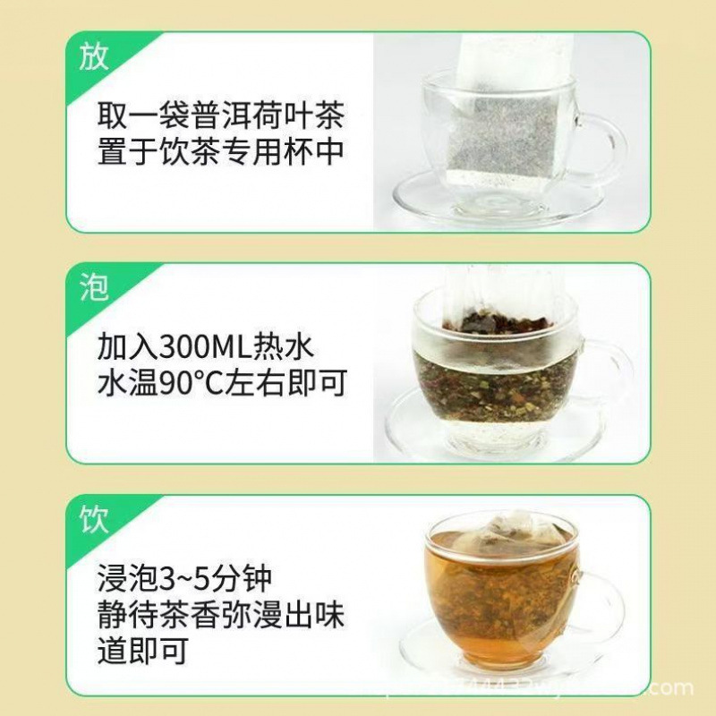北京銅仁堂クルナブランドプーアル蓮の葉茶、お腹が大きい人向けの痩身茶|undefined