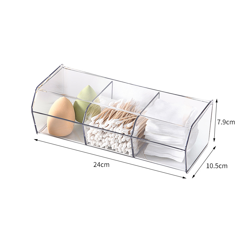 Caja de almacenamiento de escritorio compartimiento café bolsa de té caja de almacenamiento con tapa extraíble a prueba de polvo Oficina buena caja de almacenamiento image 24