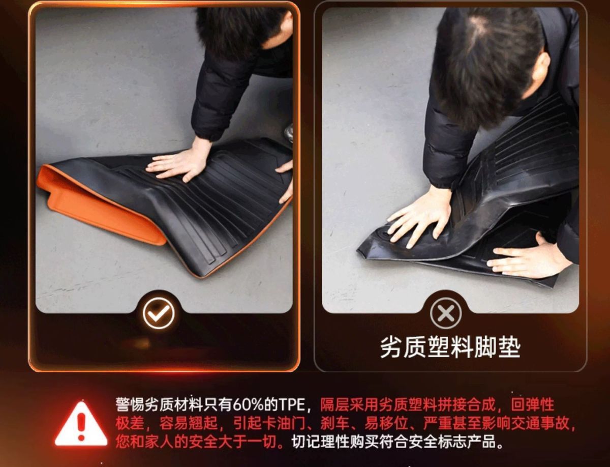 Geely Xingyue Tpe Car Floor Mats, Full Coverage for Five-Seater, Non-Slip and Wear-Resistant, Modified Car Accessories