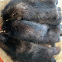 棕咖啡本色貉子皮加工各种皮草大衣编织外套围巾袖口鞋口辅料批发