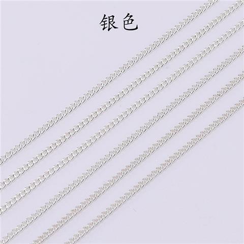 金属铁制特密链条 步摇流苏链箱包美甲材料diy饰品扁链条配件批发|undefined
