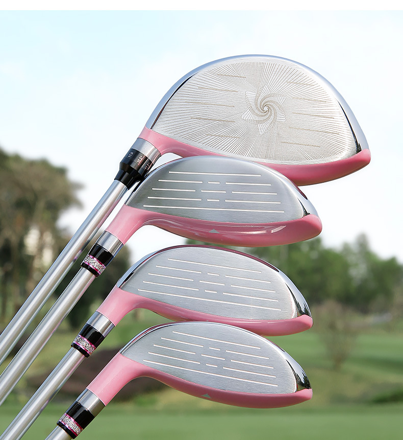 Bộ gậy golf PGM Major Pro nữ sợi carbon titan số 1 có thể điều chỉnh góc — Sakura Pollen #1 trục gỗ hạng L Carbon [với nắp đầu], Sakura Phấn hoa # Số 3 Gỗ L Cột Carbon [Với nắp đầu], Sakura Pollen # Số 5 trục gỗ hạng L Carbon [Có mũ trùm đầu], Sakura Phấn hoa #4h Thanh sắt L Thanh Carbon [với nắp đầu] chi tiết 11