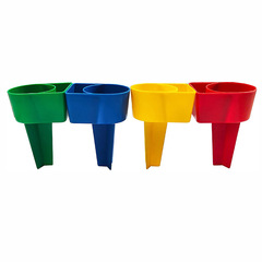 Wholesale Outdoor Leisure Beach Tent Plastic Beverage Phone Holder Multi-functional Storage Rack Convenient for Travel Camping