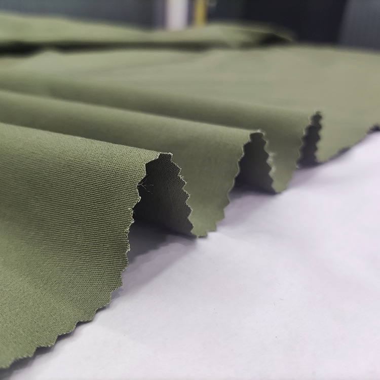 210gsm 97% algodón 3% tela elástica elástica twill
