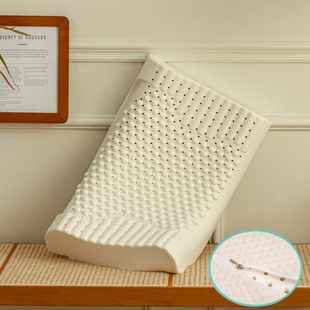 Factory direct latex pillow pillow core cervical massage Thailand single pillow gift wholesale side sleep