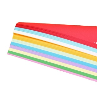 100 Sheets of A4 Colored Paper Printing Paper Colored A4 Paper Origami Red Pink Mixed Color 70g Paper Yellow Mixed Color Foreign Trade