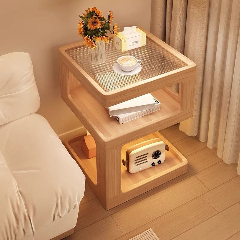 Mobile Bedside Table Simple Modern Room Home Bedroom Storage Cabinet Small Bedside Storage Rack Simple Storage Cabinet