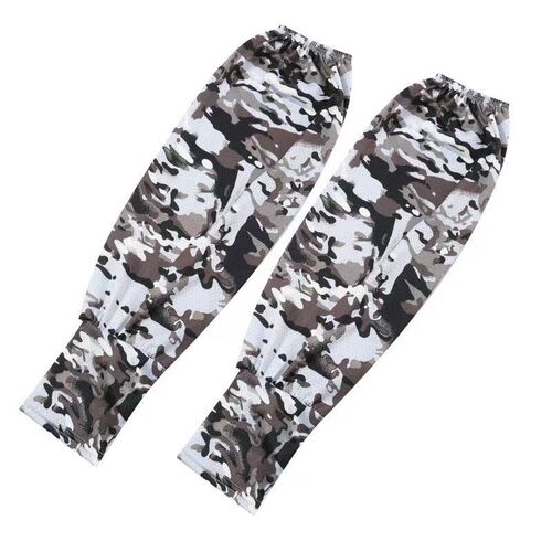 Sun protection sleeve for men, summer breathable camo fishing gloves, driving, anti-ultraviolet thin outdoor sports ice sleeves
