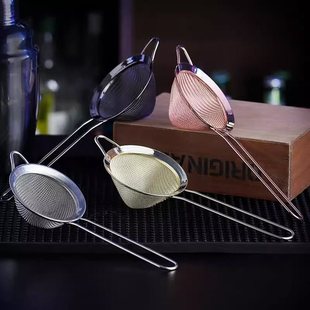 Stainless Steel Triangular Filter Bartending Filter Colander Bar Bartender Cone Filter Sieve Small