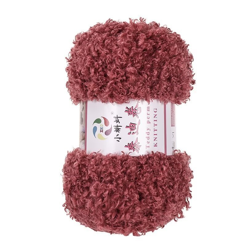 Rollo de Teddy rojo vino