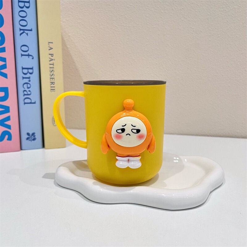 卡皮巴拉漱口杯儿童宝宝牙杯洗漱杯家庭洗手台置物架感ins风|undefined