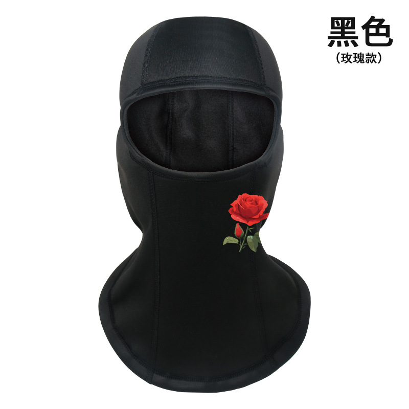 복합 벨벳 로즈-블랙