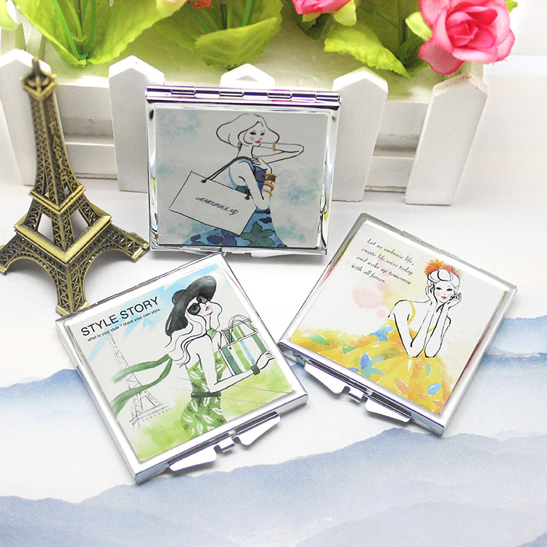 Jixiangtian makeup mirror manufacturer customized square color…