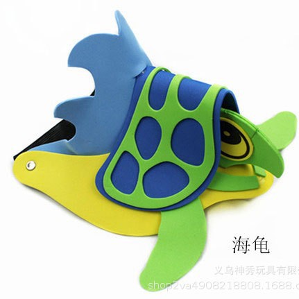 Día del niño Eva sombrero para el sol actividades entre padres e hijos dibujos animados animal tocado doce tocado del zodiaco