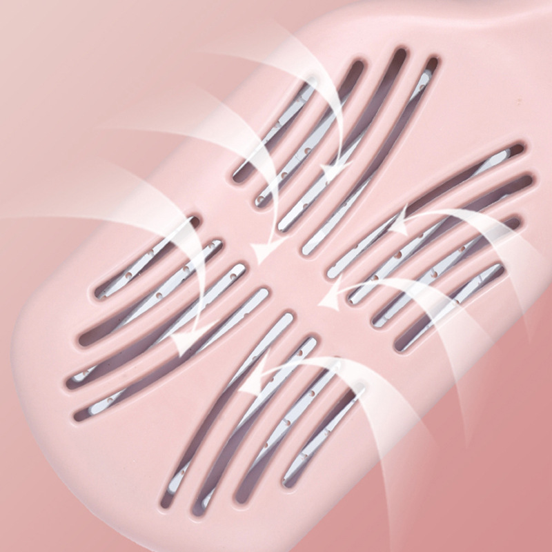 Hueco costilla masaje peine de las mujeres mullido estilo del pelo alto cráneo superior larga recta Pelo Rizado peine cojín de aire airbag peine