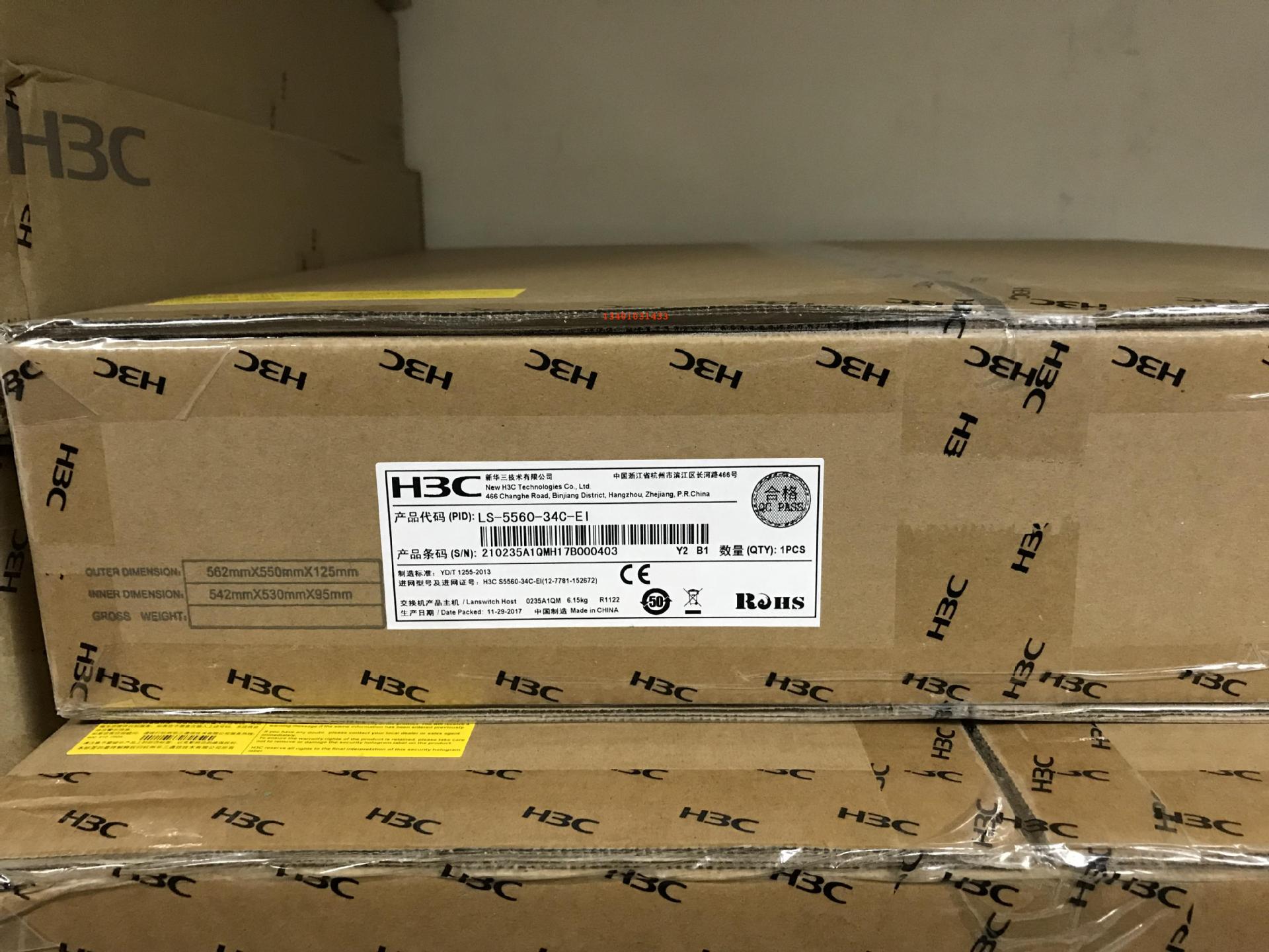 华三全新H3C LS-5560-34C-EI万兆路由器交换机无电源风扇千兆