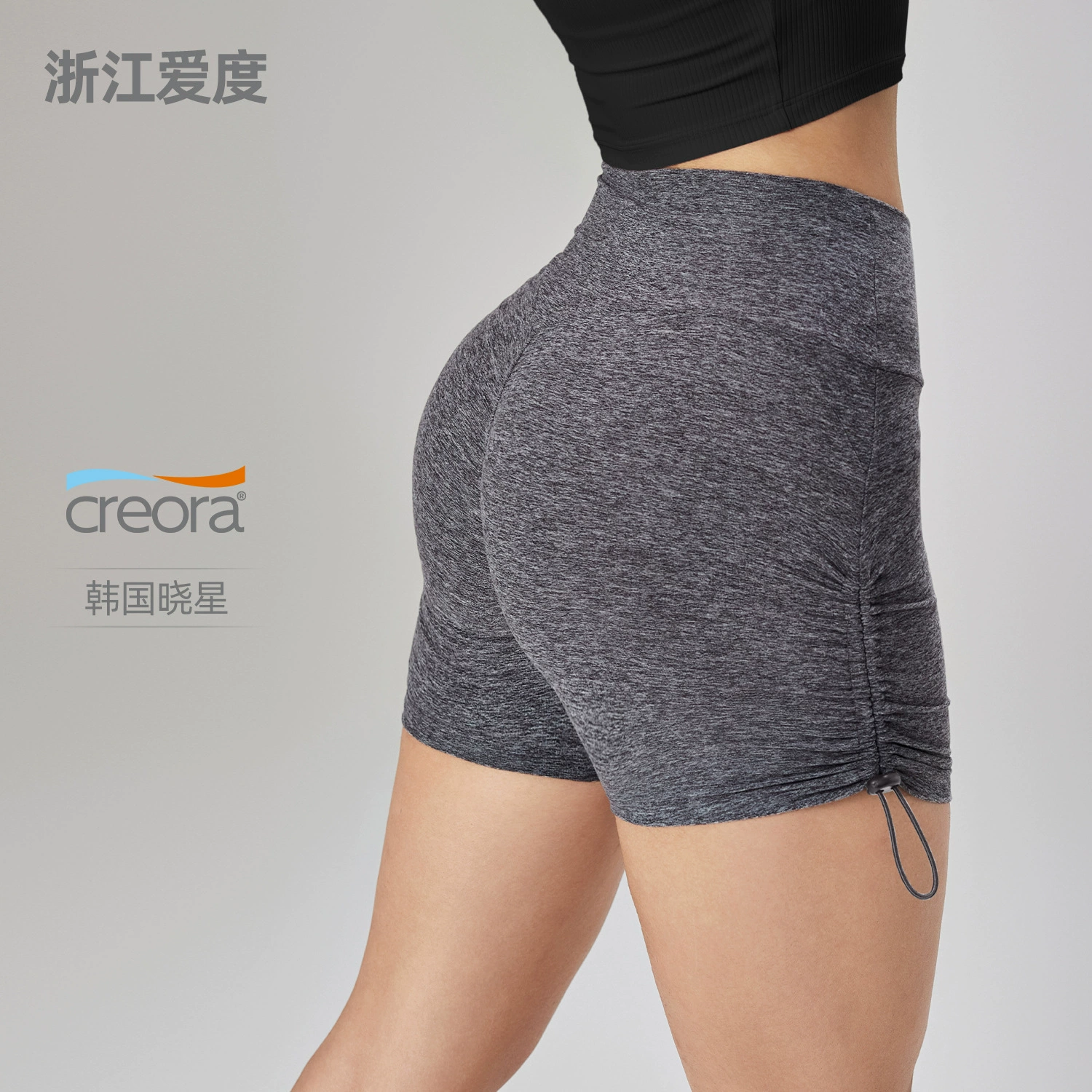 NUF голые летние брюки штаны для йоги женские шнурки спортивные шорты персик и бедра фитнес шорты женские летние