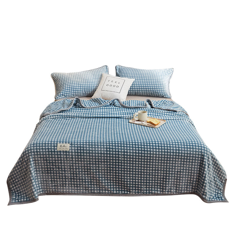 Sin estampa explosión de coral flange mantas de peluche de oficina siesta mantas de cama de peluche de leche dormitorio individual mantas pequeñas