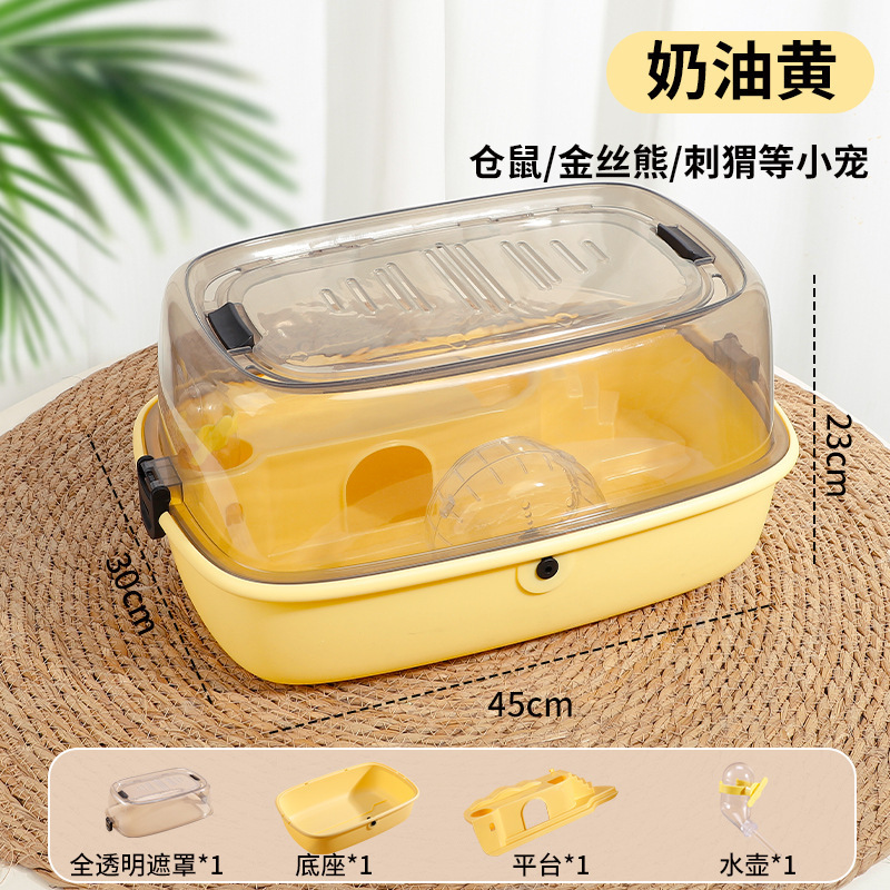 ハムスターケージの金糸熊の蜜の袋の豪華な別荘の冬の専用の外に家の安いアクリルの巣の用品を持ってきます。|undefined