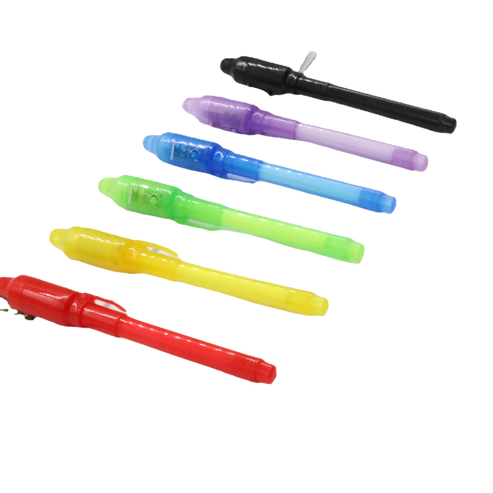 Pluma de luz invisible de plástico pluma de cabeza grande pluma detector de dinero pluma multifunción diseño de logotipo en stock pluma de publicidad pluma de regalo Tonglu
