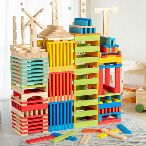 Log Capule building blocks children's ever-changing educational toys 3-6 years old assembled construction Archimedes building blocks wholesale