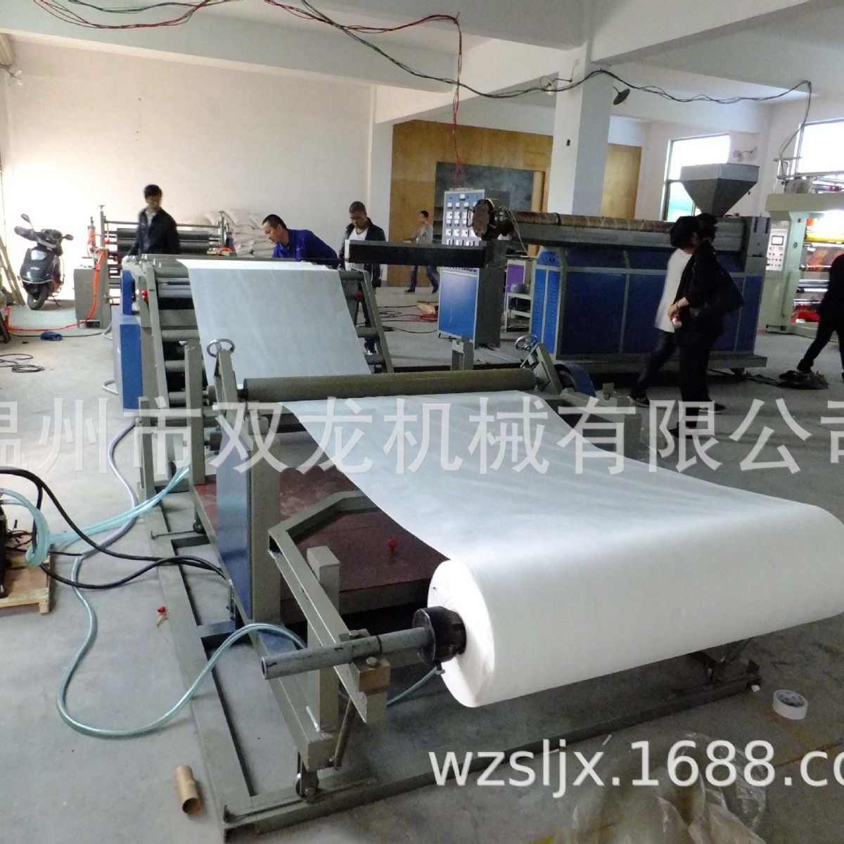 全自动挤出复合淋膜机 挤出流延复合机 纸张 无纺布 编织布淋膜机