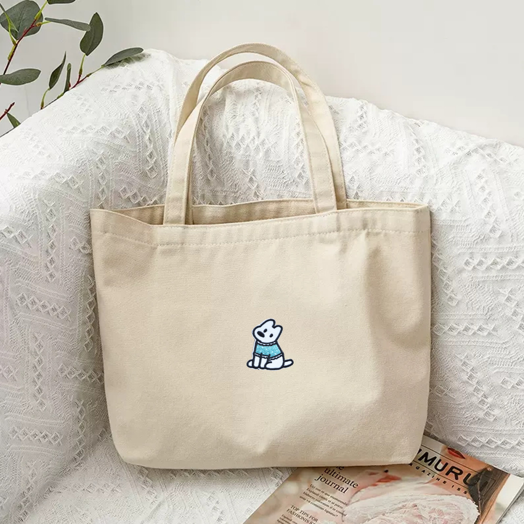 Na-like lindos dibujos animados bordados toallas decoración DIY bolsas decoración DIY perros autoadhesivo planchado