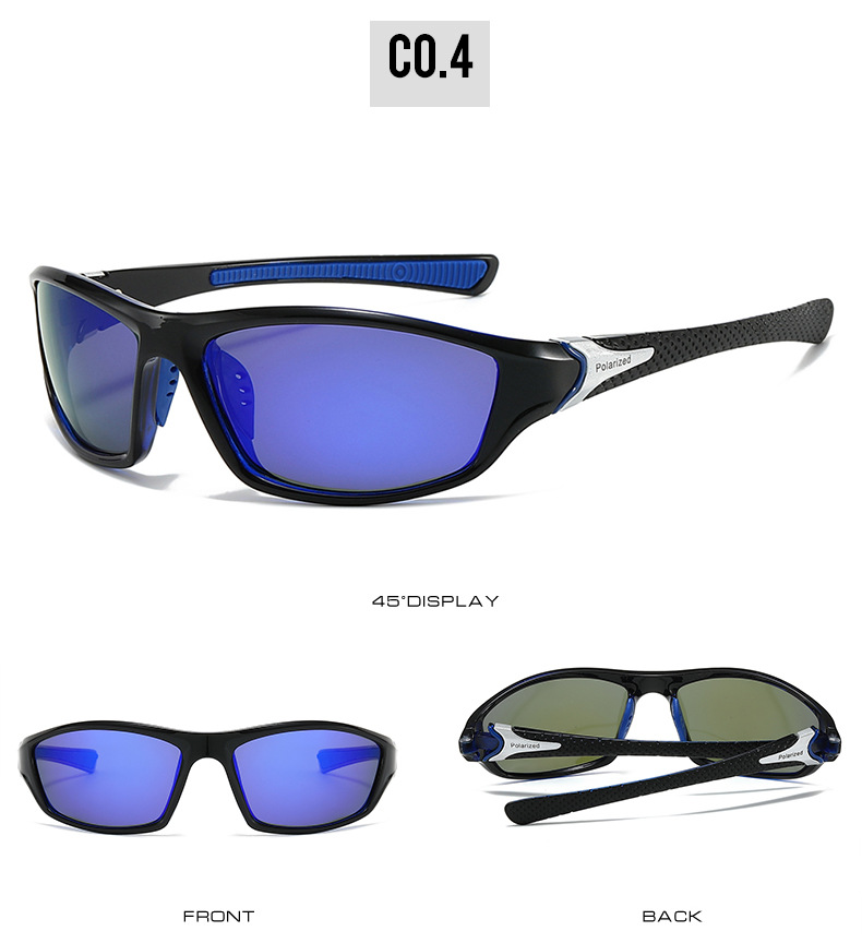 72g Weight Full Frame Glasses Structure Sunglasses Classification Tac, UV400 Protection Lens Material Biker Glasses Style Travel Occasion Color Block Pattern All Seasons Season Unisex Gender Casual Style Grey, Black Color Casual Color Block Tac UV400 Protection Biker Full Frame Men's Sunglasses 10
