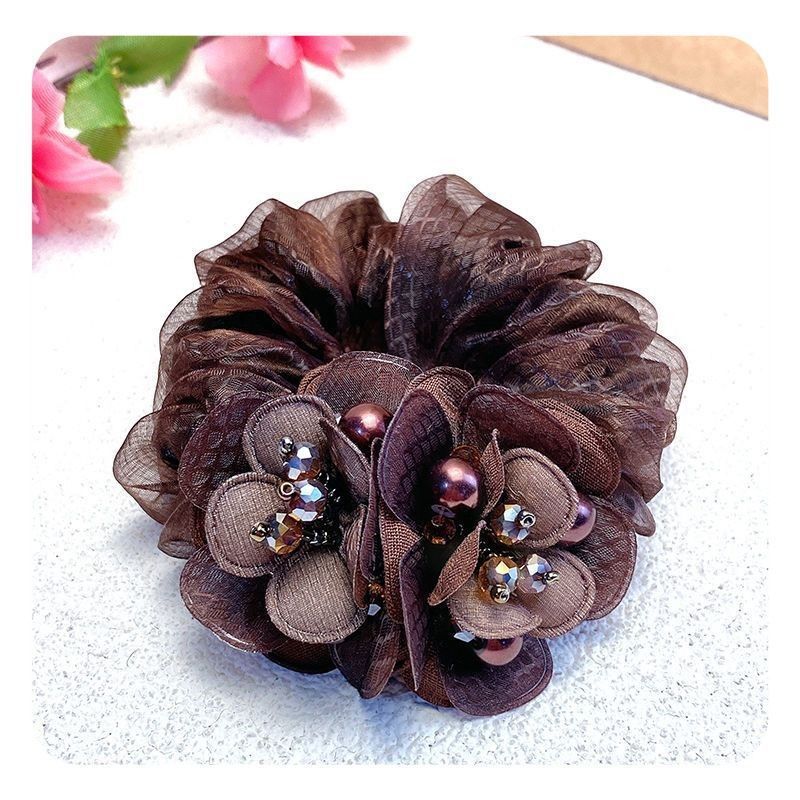 머리 꽃 2#1팩【다크 커피】